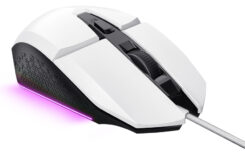 Trust GXT 109PS Felox Gaming Muis - Bedrade gamingmuis – 6 programmeerbare knoppen – 6400 DPI – Wit - Afbeelding 4