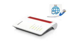 Box 4050 draadloze router Gigabit Ethernet Dual-band (2.4 GHz / 5 GHz) Wit, Rood - Afbeelding 3