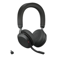 Jabra Evolve2 75 Headset Bedraad en draadloos Hoofdband Kantoor/callcenter USB Type-C Bluetooth Zwart - Afbeelding 4