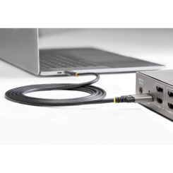 StarTech.com 1m USB-C Kabel, Vergrendelbaar met Zijschroef, USB 10Gbps, 100W (5A) Power Delivery, 8K 60Hz / 4K 144Hz DP Alt Mode, USB-IF Gecertificeerd - Thunderbolt Compatibel - Afbeelding 9