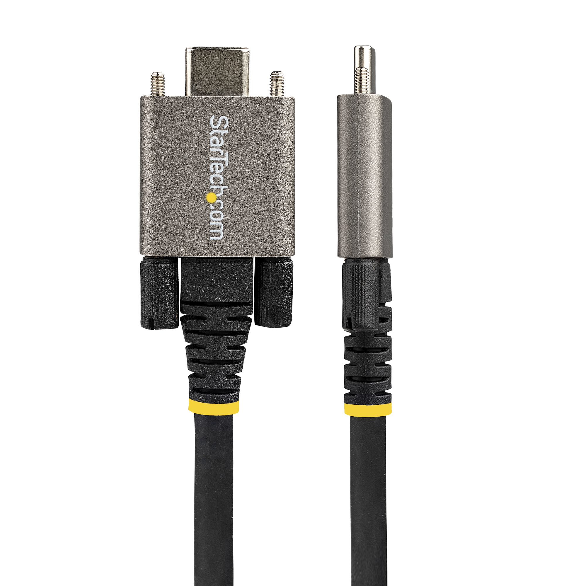 StarTech.com 1m USB-C Kabel, Vergrendelbaar met Zijschroef, USB 10Gbps, 100W (5A) Power Delivery, 8K 60Hz / 4K 144Hz DP Alt Mode, USB-IF Gecertificeerd - Thunderbolt Compatibel - Afbeelding 4