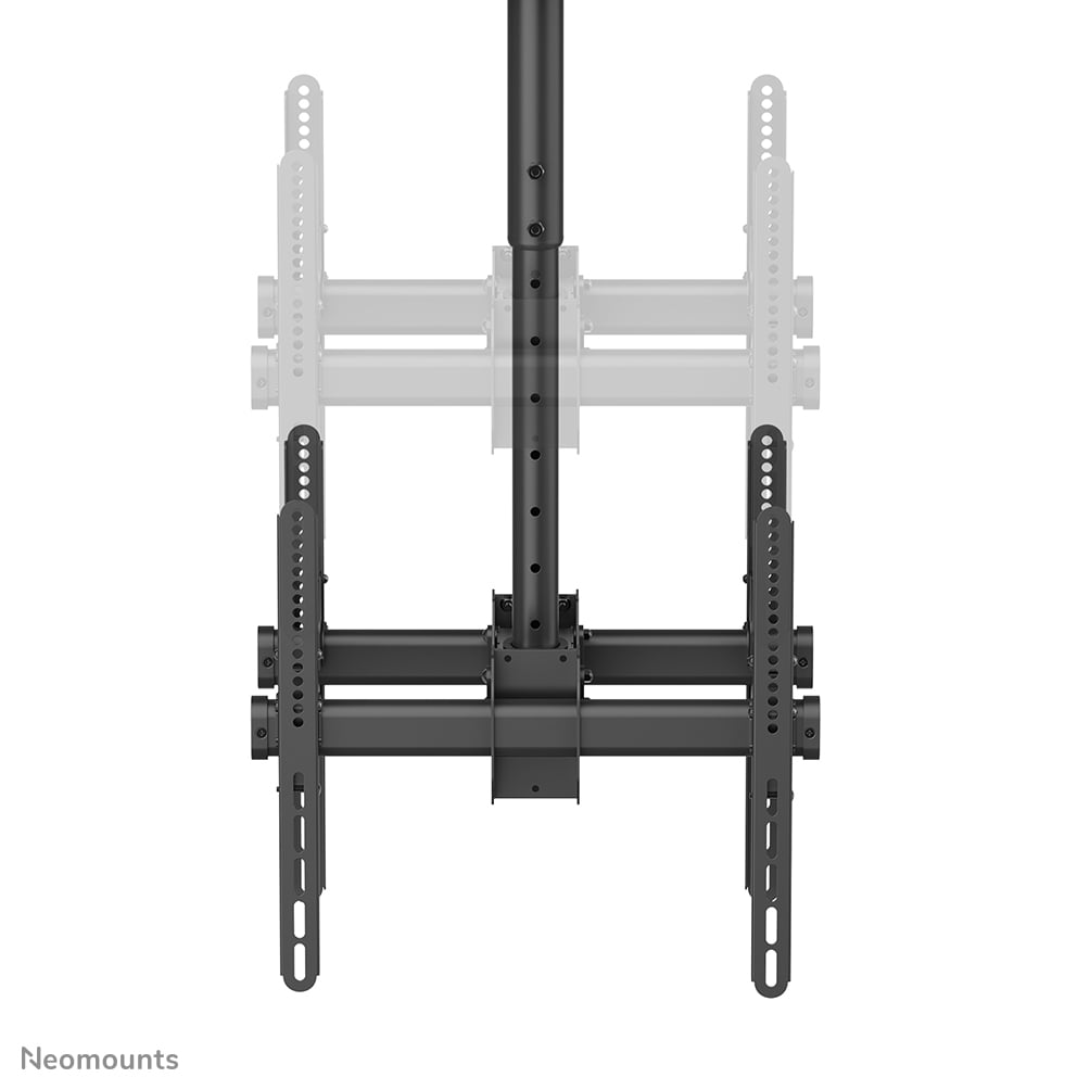Neomounts NM-C440DBLACK Dual monitor/TV-beugel plafond 32-60" - h 56-91 cm - Afbeelding 7