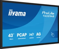 iiyama T4329AS-B1AG computer monitor 108 cm (42.5") 3840 x 2160 Pixels 4K Ultra HD LED Touchscreen Zwart - Afbeelding 6