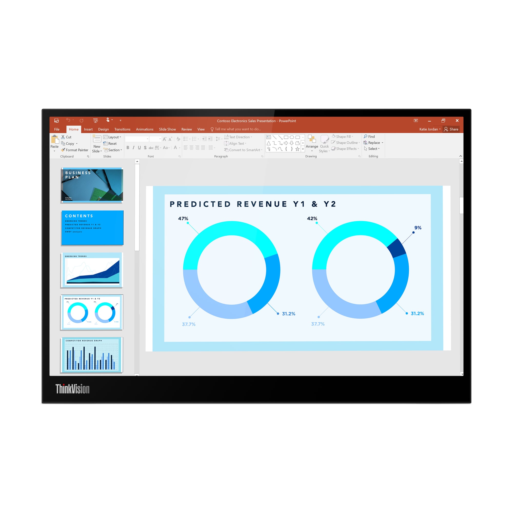 Lenovo ThinkVision M14d Monitor - Afbeelding 2