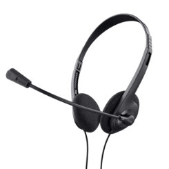 Trust Primo Chat Headset – headset – chat‑headset – verstelbare microfoon – Zwart - Afbeelding 2