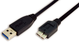 LogiLink 1m USB 3.0 USB-kabel USB 3.2 Gen 1 (3.1 Gen 1) USB A Micro-USB B 5 Gbit/s Zwart - Afbeelding 2