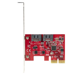 StarTech.com SATA PCIe Kaart - 2 Port PCIe SATA Uitbreidingskaart - 6Gbps - Full/Low Profile - PCI Express naar SATA Adapter/Controller - ASM1062R SATA RAID - PCIe naar SATA Converter - Afbeelding 7