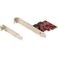 StarTech.com SATA PCIe Kaart - 2 Port PCIe SATA Uitbreidingskaart - 6Gbps - Full/Low Profile - PCI Express naar SATA Adapter/Controller - ASM1062R SATA RAID - PCIe naar SATA Converter - Afbeelding 10