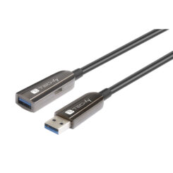 Techly ICOC U3AMF-HY-020 USB-kabel USB 3.2 Gen 1 (3.1 Gen 1) 20 m USB A 5 Gbit/s Zwart - Afbeelding 5