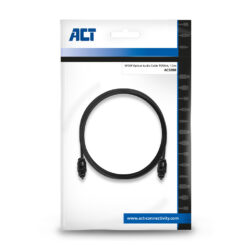 ACT 1,2 meter SPDIF TOSlink optische audio aansluitkabel male - male - Afbeelding 3