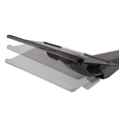StarTech.com Uitschuifbare Bureau Toetsenbordlade, Full Motion Keyboard en Mouse Tray met Verstelbare Hoogte, 25 x 65cm Plateau, Ergonomisch Bureaublad voor Toetsenbord met Muismat en Polssteun - Afbeelding 6