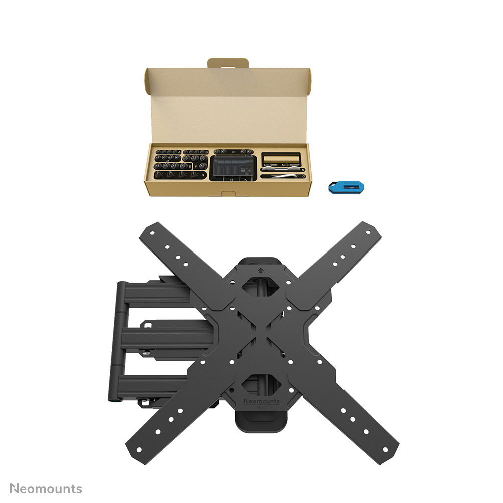 Neomounts WL40S-850BL14 TV-beugel wand 40-65" - full motion - snelle installatie - Afbeelding 13