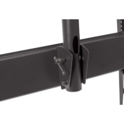 Manhattan Plafondbeugel voor TV’s en monitoren, voor schermen 37"–75", hoogte verstelbaar 105–156 cm, VESA-compatibiliteit: van 200x200 tot 800x400 mm (controleer de afmetingen van de vier montagegaten aan de achterzijde), max. 50 kg, zwart - Afbeelding 5
