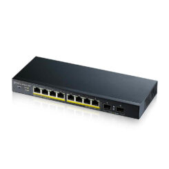 Zyxel GS1900-10HP Managed L2 Gigabit Ethernet (10/100/1000) Power over Ethernet (PoE) Zwart - Afbeelding 2