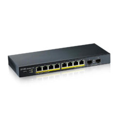 Zyxel GS1900-10HP Managed L2 Gigabit Ethernet (10/100/1000) Power over Ethernet (PoE) Zwart - Afbeelding 3