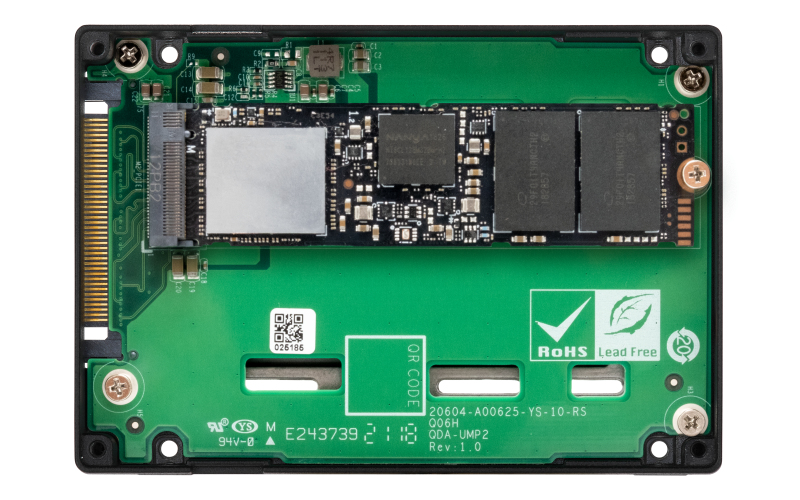 QNAP QDA-UMP4 behuizing voor opslagstations SDD-behuizing Zwart 2.5" - Afbeelding 6