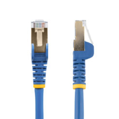 StarTech.com 0,5m blauw Cat6a Ethernet netwerkkabel shielded (STP) Cat6a patchkabel Cat 6a