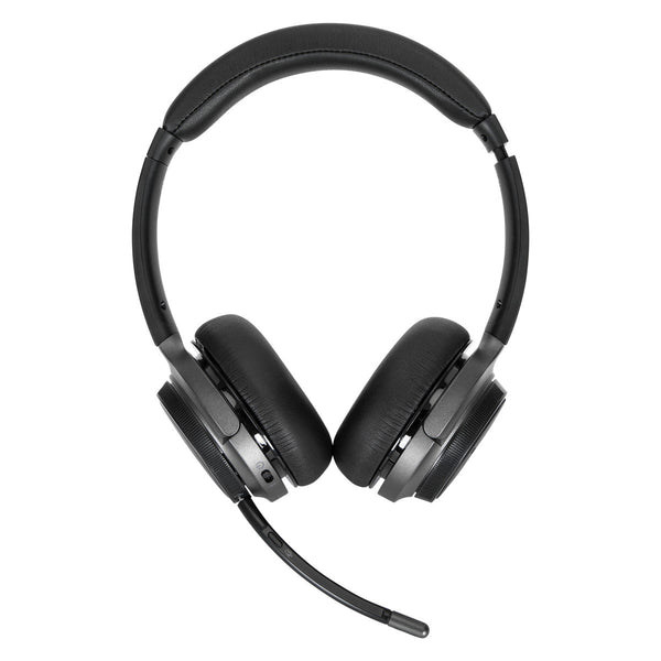 Targus AEH104GL hoofdtelefoon/headset Bedraad en draadloos Hoofdband Oproepen/muziek USB Type-C Bluetooth Zwart - Afbeelding 7