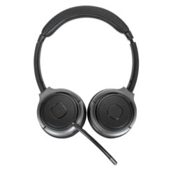Targus AEH104GL hoofdtelefoon/headset Bedraad en draadloos Hoofdband Oproepen/muziek USB Type-C Bluetooth Zwart - Afbeelding 2