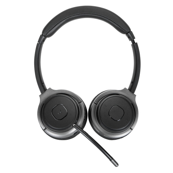 Targus AEH104GL hoofdtelefoon/headset Bedraad en draadloos Hoofdband Oproepen/muziek USB Type-C Bluetooth Zwart - Afbeelding 2