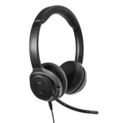 Targus AEH104GL hoofdtelefoon/headset Bedraad en draadloos Hoofdband Oproepen/muziek USB Type-C Bluetooth Zwart - Afbeelding 5