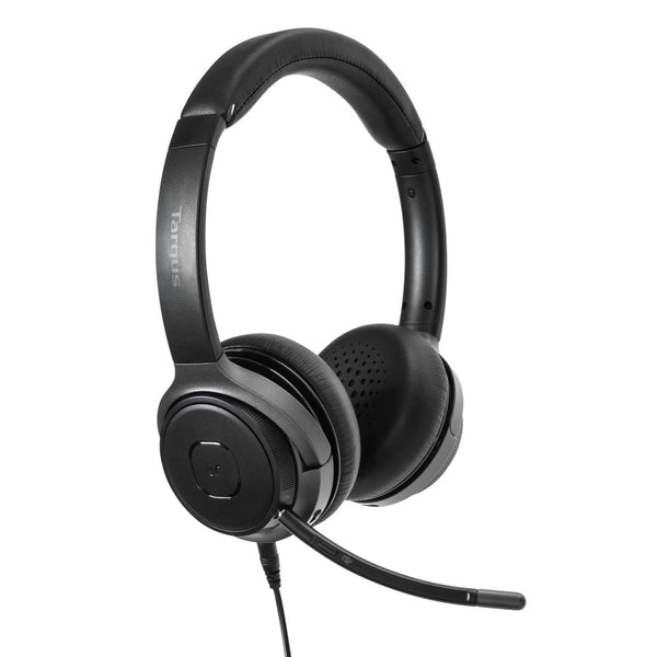 Targus AEH104GL hoofdtelefoon/headset Bedraad en draadloos Hoofdband Oproepen/muziek USB Type-C Bluetooth Zwart - Afbeelding 5