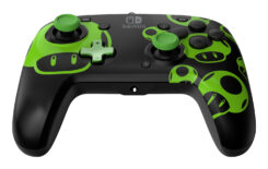 PDP REMATCH: 1-Up Glow in the Dark Zwart, Groen USB Gamepad Analoog/digitaal Nintendo Switch, Nintendo Switch OLED - Afbeelding 4