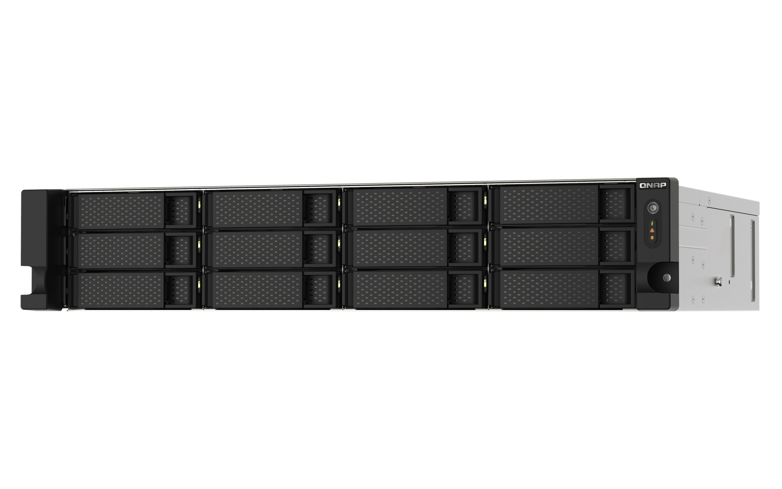 QNAP TS-1273AU-RP-8G data-opslag-server NAS Rack (2U) Ryzen Embedded V1500B 8 GB DDR4 0 TB QNAP QTS Aluminium, Zwart - Afbeelding 4