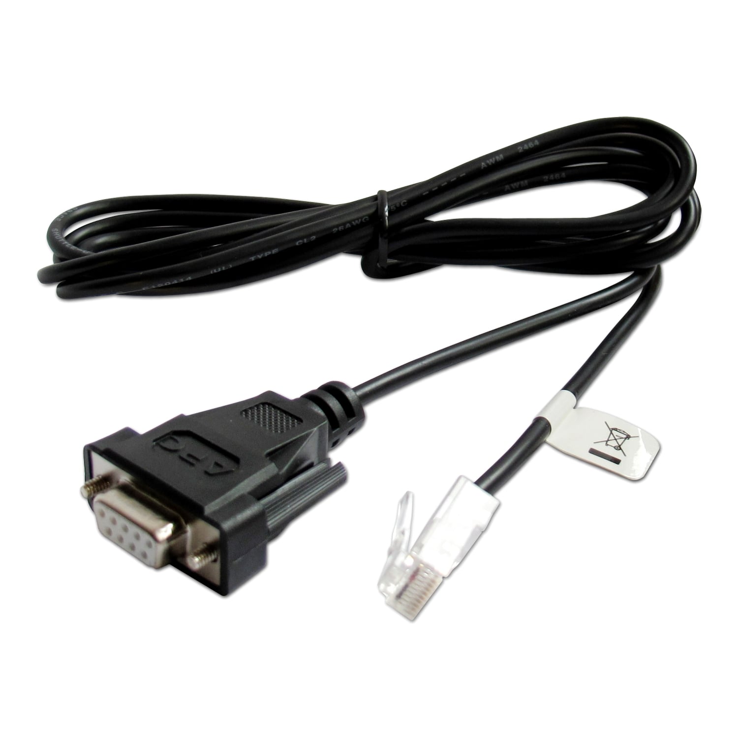 APC AP940-0625A tussenstuk voor kabels DB9 RJ45 Zwart - Afbeelding 2