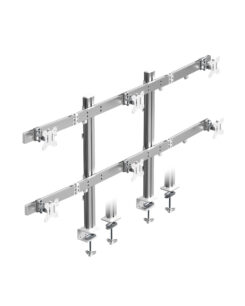 ICY BOX IB-MS666-T6 81,3 cm (32") Bureau Zilver - Afbeelding 2