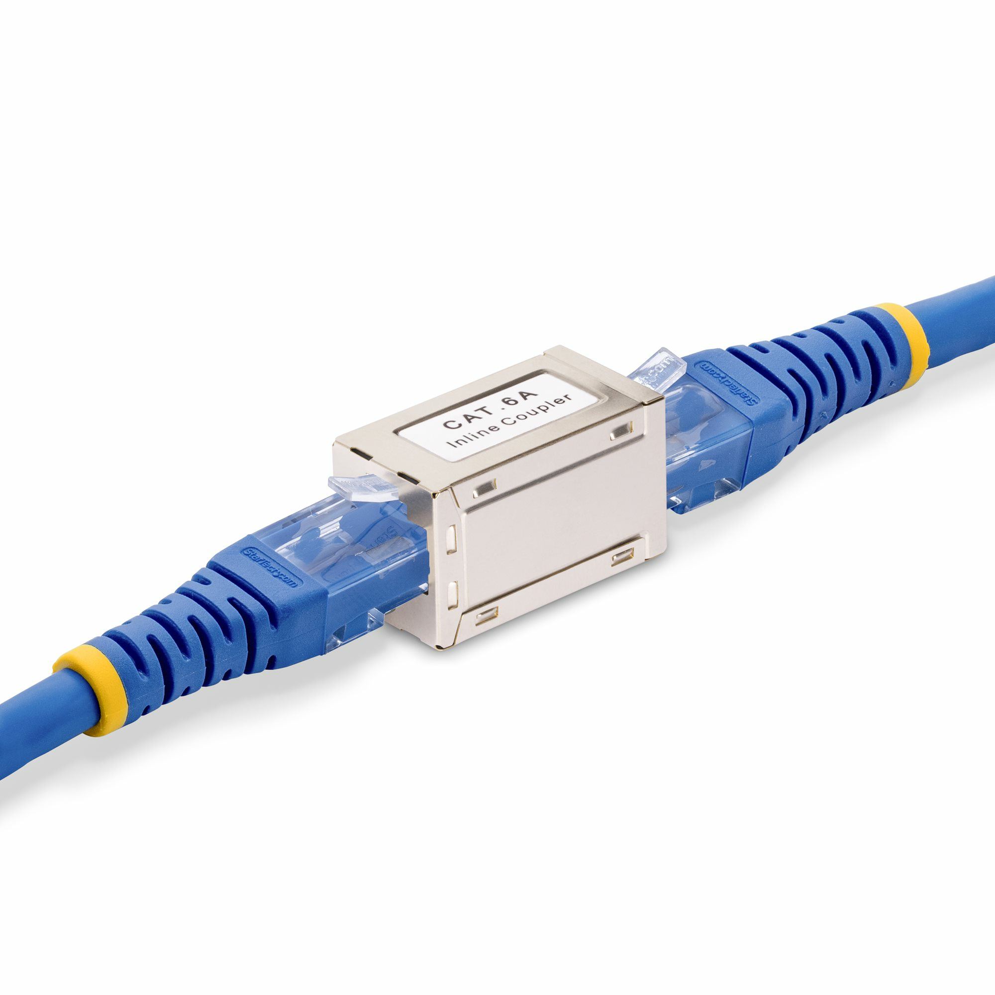 StarTech.com Shielded RJ45 Koppelstuk, Inline Cat6a Coupler, Female naar Female (F/F) T568B Connector, Shielded Ethernet Kabel Verlengstuk - Afbeelding 6