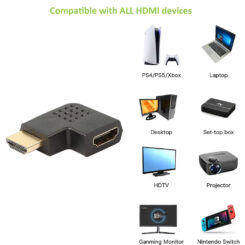 Techly HDMI M/F Zwart - Afbeelding 5