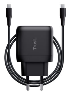 Trust Maxo GaN USB-C Oplader – USB-C oplader – Snellader – USB-C wandoplader – 45 W – Zwart - Afbeelding 5