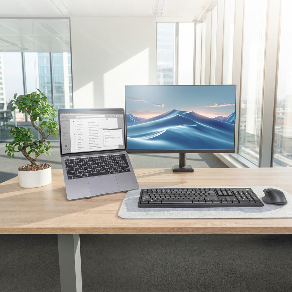 ACT Laptopstandaard inklapbaar, verstelbaar in 7 standen, Essentials - Afbeelding 4