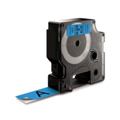 DYMO originele D1 labels | Zwarte Tekst op Blauw Label | 19 mm x 7 m | zelfklevende etiketten voor de LabelManager labelprinter | gemaakt in Europa - Afbeelding 8