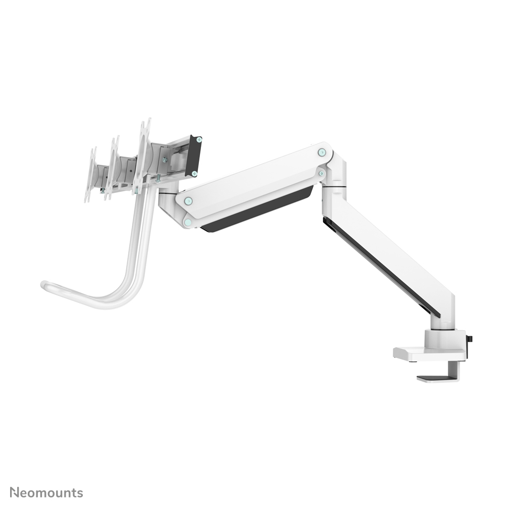 Neomounts NM-D775DX3WHITE flat panel bureau steun 68,6 cm (27") Wit - Afbeelding 7