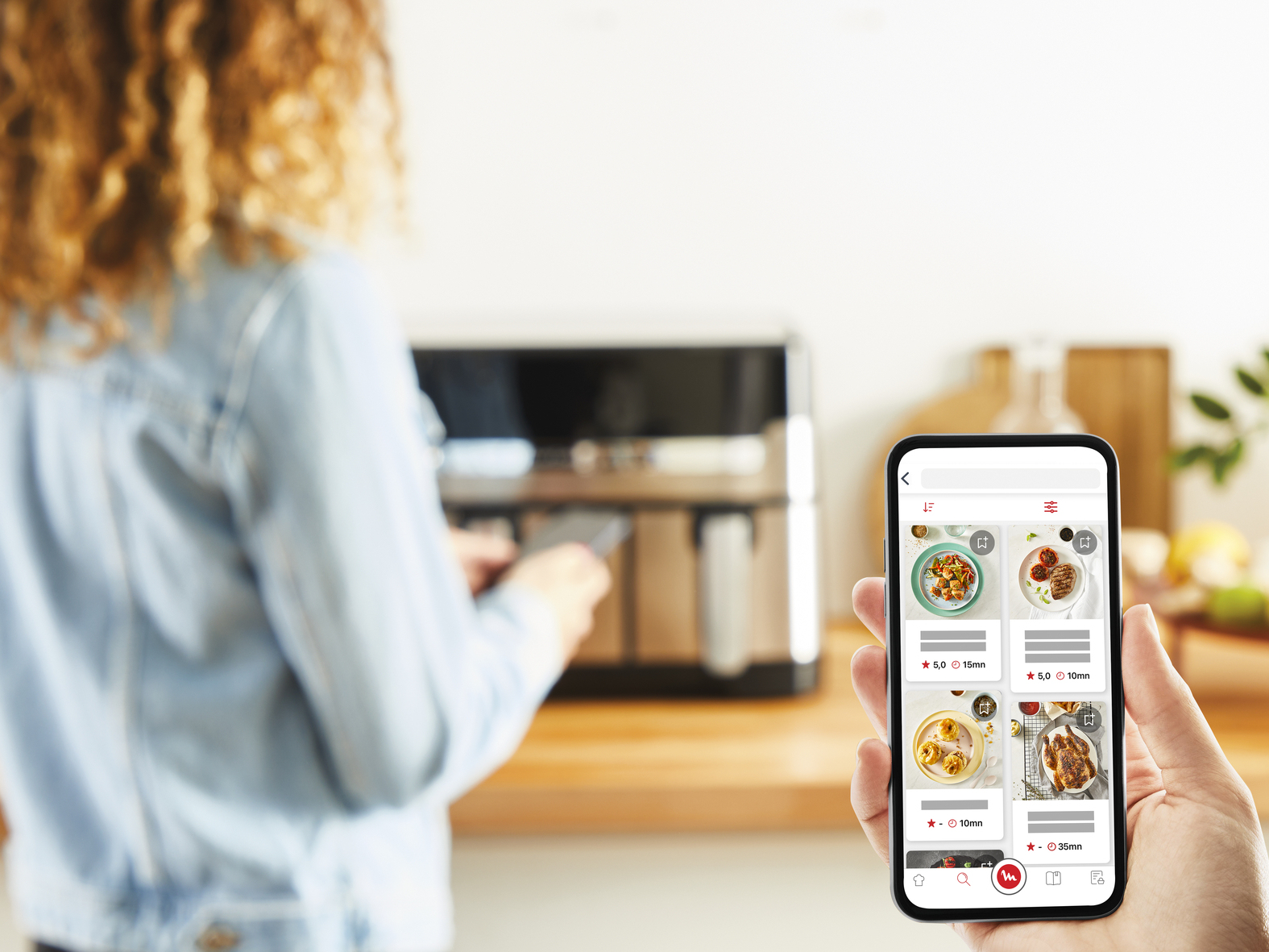 Tefal Dual Easy Fry & Grill Easy Fry & Grill Dual EY905D air fryer met dubbele lades - 8 programma's - 5,2 L + 3,1 L - Afbeelding 18