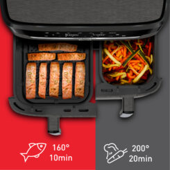 Tefal Easy Fry Dual XXL EY942H 11L dubbele airfryer - Afbeelding 9
