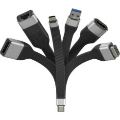 Techly ICOC USBC-RJ45 netwerkkabel Zwart 0,144 m - Afbeelding 5