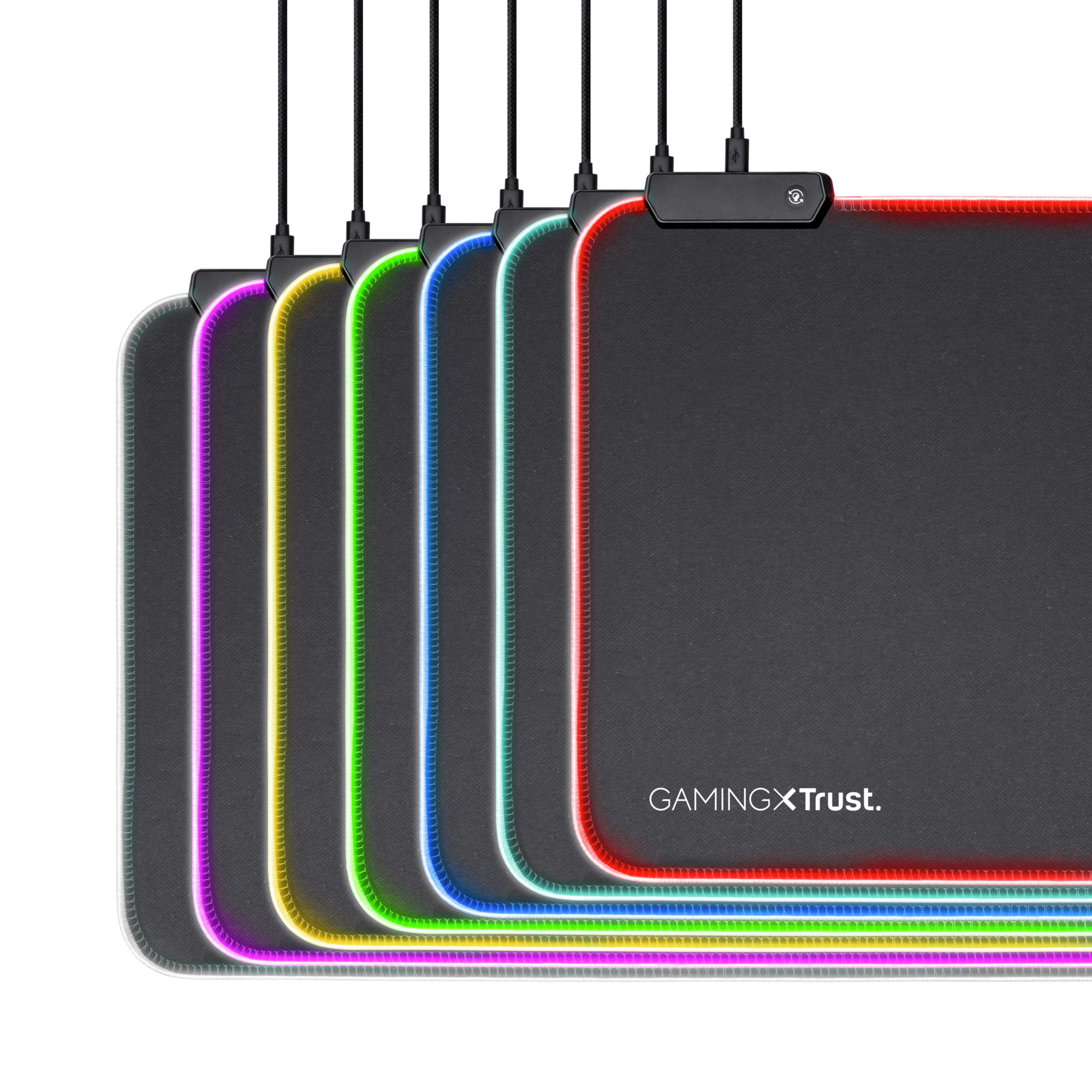 Trust GXT 764 Glide-Flex RGB Muismat XXL - Extra grote gaming muismat – RGB-verlichting – Flexibel oppervlak – Zwart - Afbeelding 5