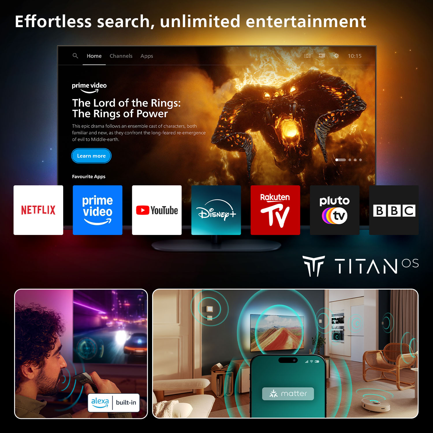 Philips 77OLED76012 195,6 cm (77") 4K Ultra HD Smart TV Wifi Zwart - Afbeelding 7