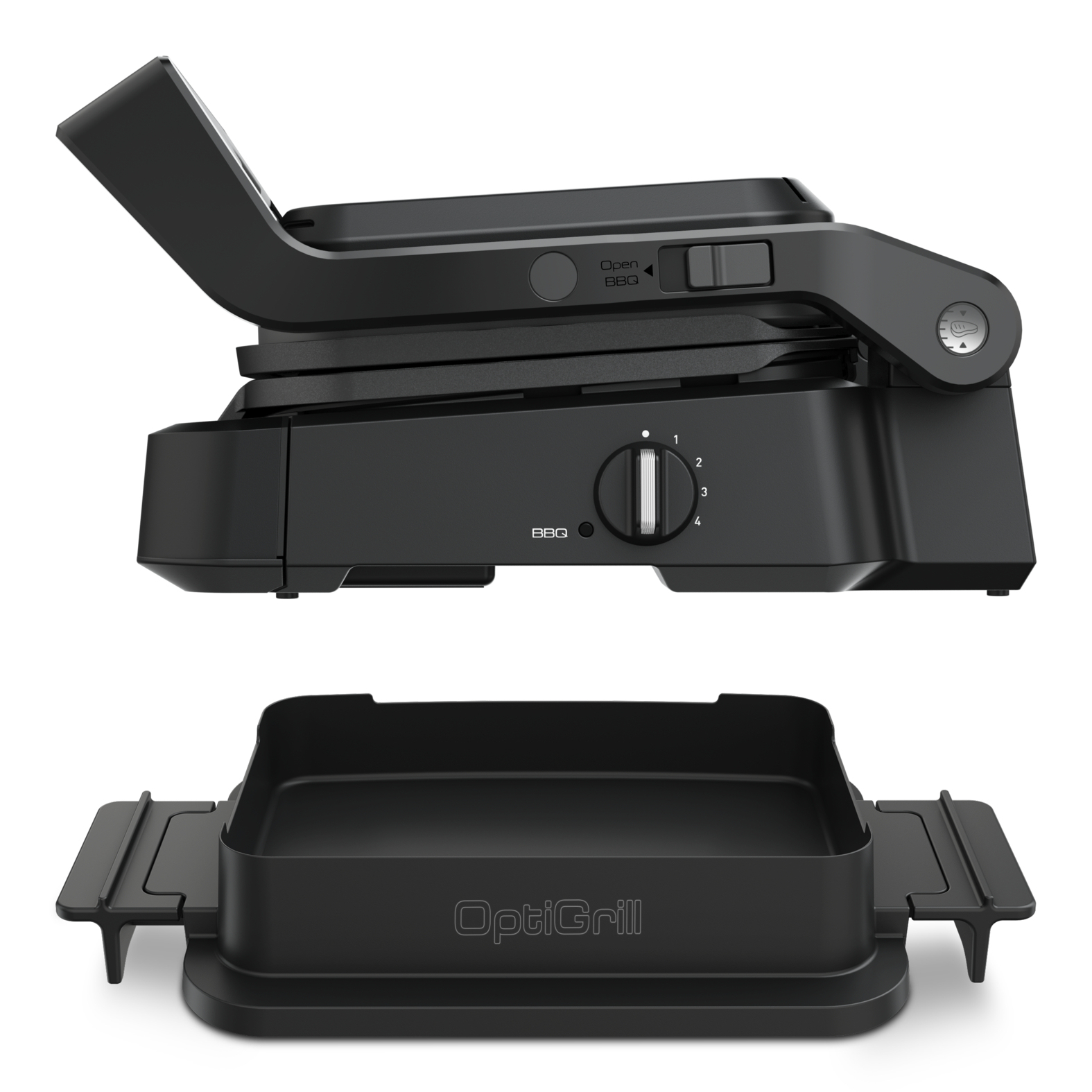 Tefal OptiGrill 4in1 OptiGrill 4-in-1 GC7748 intelligent grill voor complete maaltijden zwart - Afbeelding 10