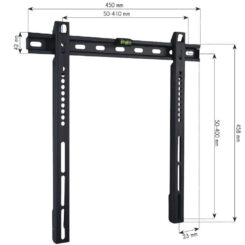 Techly ICA-PLB 140M tv-bevestiging 139,7 cm (55") Zwart - Afbeelding 5