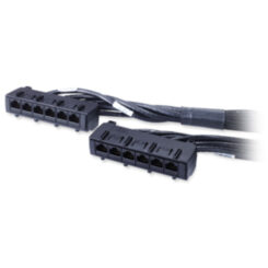 APC datadistributiekabel, CAT6 UTP CMR 6XRJ-45 zwart, 60ft (18,2 m) - Afbeelding 2