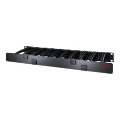 APC Horizontale kabelmanager, 1U x 6" diep, enkelzijdig met kap