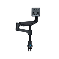 R-Go Tools Monitorarm R-Go Caparo, verstelbare enkele monitorarm met gasveer, 100% circulair, 3-9 kg draagvermogen, zwart - Afbeelding 5