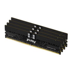 Kingston Technology FURY 64GB 5600MT/s DDR5 ECC Reg CL28 DIMM (set van 4) Renegade Pro EXPO
