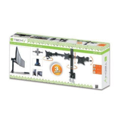 Techly ICA-LCD 482-T flat panel bureau steun 61 cm (24") Zwart - Afbeelding 3