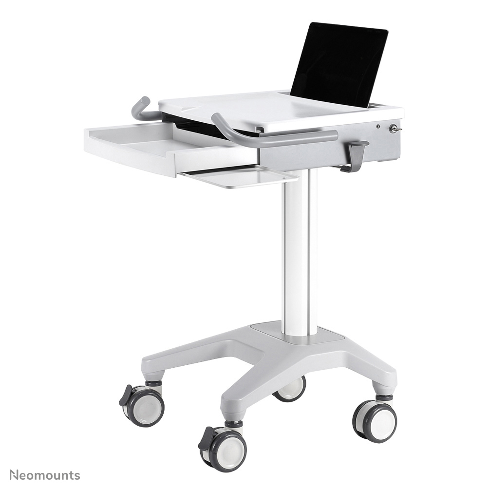 Neomounts MED-M200 Medisch mobiel werkstation 10-17" - gasveer - vergrendelbaar - Afbeelding 6