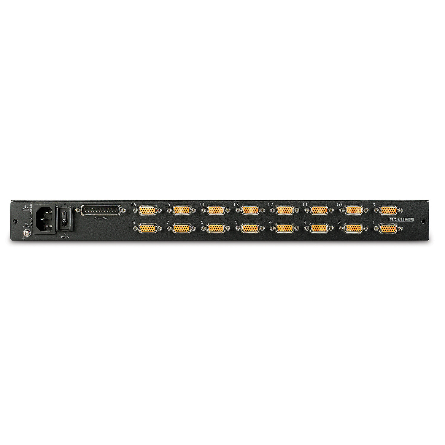 APC 17" rack LCD-console met geïntegreerde 16-poorts analoge KVM-schakelaar - Afbeelding 4